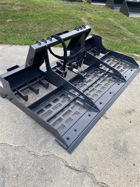 skid steer land leveler attachment|driveway leveler for skid steer.